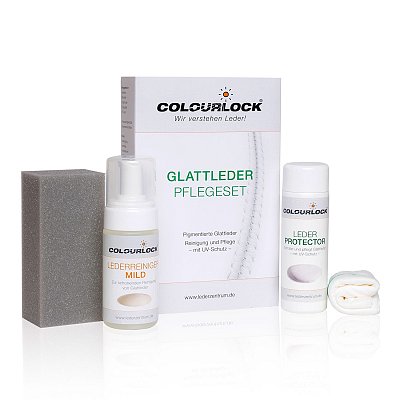 Colourlock Smooth Leather Care Kit Mild Cleaner and Protector