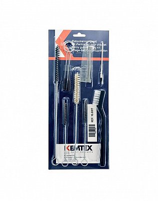Kemtex 17 kusová čistiaca sada na čistenie striekacích pištolí