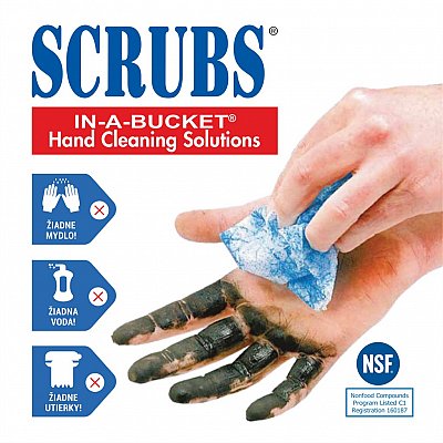 Scrubs - Vlhčené utierky 72ks