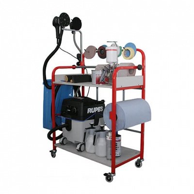 Mobilný multifunkčný vozík pre autolakovňu